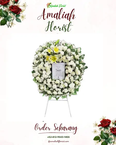 Krans Bunga Duka Tambang Ulang